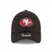 Men's San Francisco 49ers New Era Black Sideline Tech 39THIRTY Flex Hat 2419749